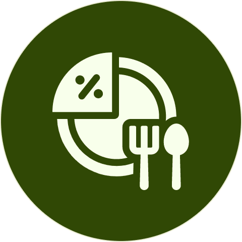 Macro-balanced, high in protein